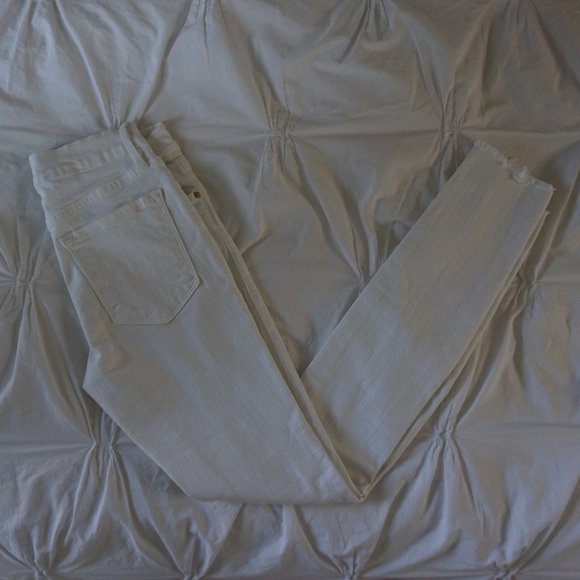NEW Frame Le Skinny De Jeanne in Blanc Jefferson Size 26 - Picture 3 of 12